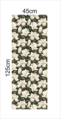 Image of CABANA HOMES Wall Stickers Botanical DIY Flower Wallpaper for Decals (45 x 125 cm, 2 Rolls) (12 sq. ft) Decorative Self Adhesive Home Decor Bedroom Living Room Drawing Room, Green