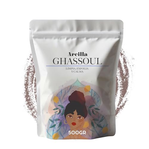 Arcilla Ghassoul en Polvo 500gr | Barro Marroquí de Máxima Pureza | Cuero Cabelludo, Piel y Rostro | Exfolia, Fortalece el Cabello y Purifica la Piel – Rhassoul (500gr)