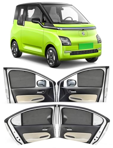 Image of Autofact Car Sunshades for MG Comet, UV Protection, Useful Car Accessories, Custom fit Sun Shades for Side Windows, Set of 4