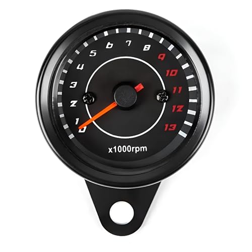 Image of MIKANIX Motorcycle Analog RPM Speedometer With LED Backlight Universal For All Bikes