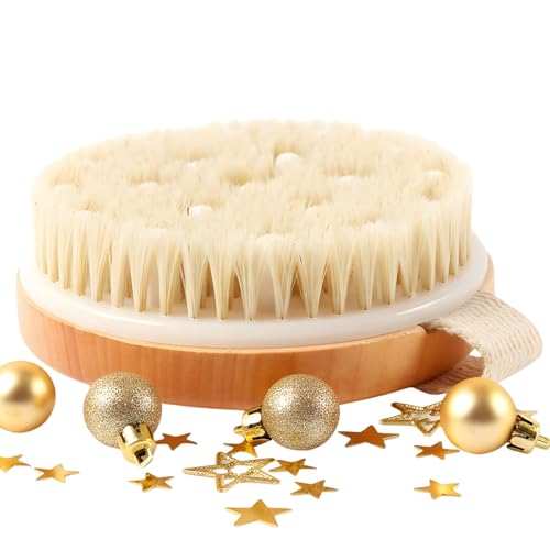 Stephanie Franck Beauty - Dry Brushing Body Brush - Cepillo para el Masaje Corporal seco - Exfoliante y Drenante
