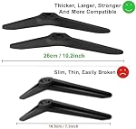 TV Pour Roku TCL TV Jambes universelles TV Remplacement des jambes pour Smart TV 28 de pouce 32 de pouce 40 de pouce 43 de pouce 50 de pouce 55 de pouce 60 de pouce 65 de pouce TV Pieds (version mise à niveau)