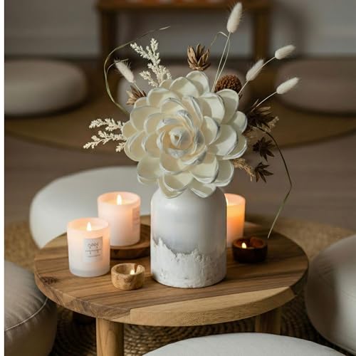 Difusor de flores madera natural Sacred Lotus 2 pcs miniatura 5