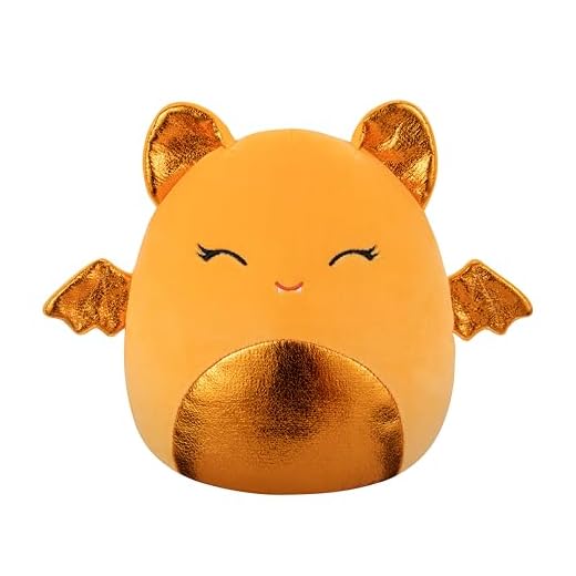 Squishmallows Tangie the Orange Bat Plush