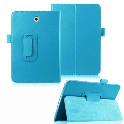 SZLONKOU Tablet Cover for Samsung Galaxy Tab S2 8.0 SM-T710 T715 T713 T719(2015 Release),Ultra Slim Folio Stand Lightweight Leather Case for Samsung Galaxy Tab S2 8' T710 T715C (PU-Light Blue)