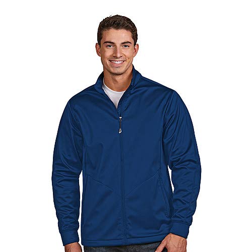 Antigua Men's Golf Long Sleeve Full-Zip Jacket S Navy