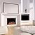 R.W.FLAME 39" Electric Fireplace Insert,Freestanding & Recessed Electric Stove Heater,Touch Screen,Remote Control,750W-1500W with Timer & Colorful Flame Option