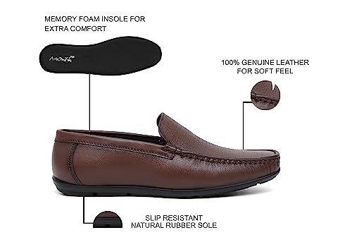 Image of ARAMISH Men's Genuine Leather Loafers