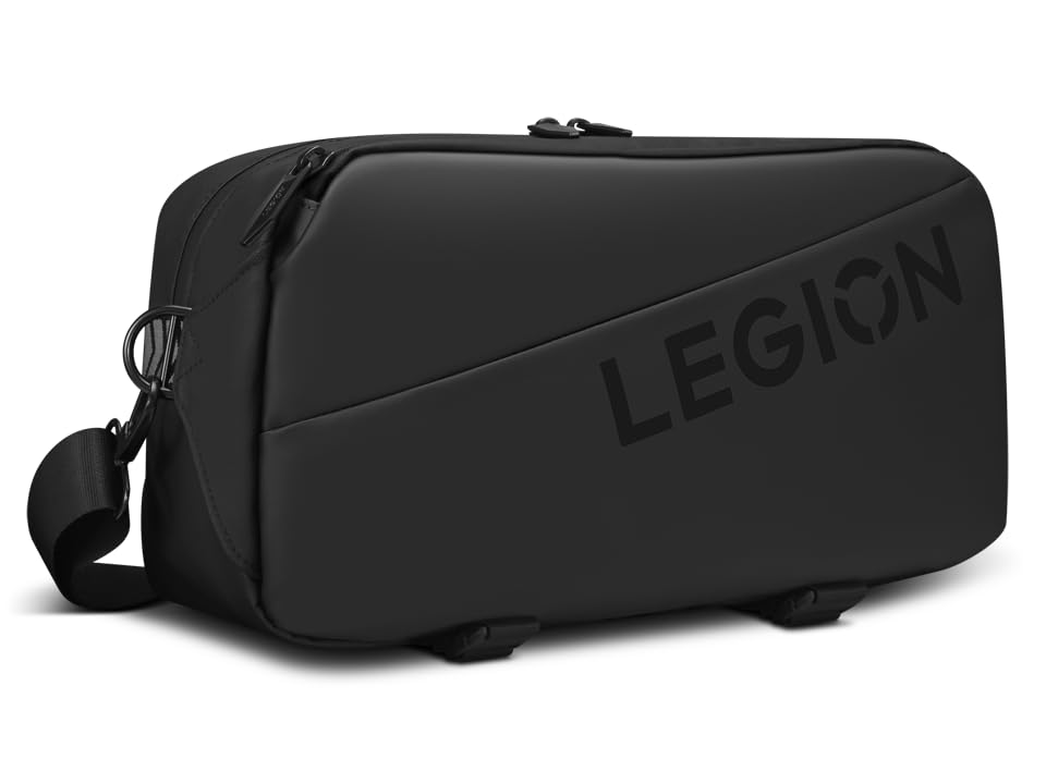Image of Lenovo Legion Sling Bag, Carrying Case for Legion Go Gaming Console, Waterproof, Black