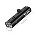 doorslay LED Bicycle Lights for Night Riding Lights Rechargeable Waterproof Bicycle Front Light with Rotating Mount 400LM 2000mAh Bike Lights for Night Riding