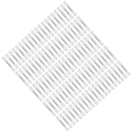 Heat Shrink Butt Connectors,100Pcs 26-24Awg Insulated Heat Shrink Butt Wire Electrical Crimp Terminal Connector Resistant for Automotive Marine