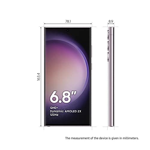Image of Samsung Galaxy S23 Ultra 5G, US Version, 1TB, Purple - Unlocked (Renewed)