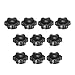 Tool parts Clamping Handle Screw Knobs Handle M5 Threaded Star-Shape 10 Pcs