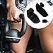 Colaxi Anti-Slip Gym Workout Grips for Weight Lifting Pull up Silicone Portable Hand Protector Gloves Deadlifts Grip Flex Pad Gym Training and Exercise Hand Grips Fingerless for Men and Women, Black