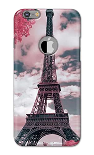 Image of Lovers Famous Place Eiffel Tower in Paris Hard Back Case Cover for Apple iPhone 6 Logo (4.7 inch) / iPhone 6S Logo (4.7 inch) Back Cover -(J5) VNS2227