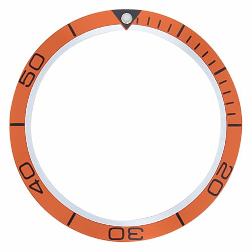 Ewatchparts Bezel Insert Compatible With 44mm Casio 200M Mdv106-1Av106A Watch Diver Analog Sports Orange