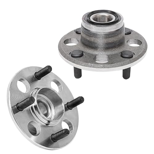 Image of Detroit Axle - Rear Wheel Bearing and Hubs Assembly Replacement for 1984 Honda Civic Wagovan - 2pc Set