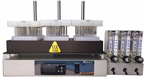 Glas-Col 109A 11-80965 Zipvap96, 109A 80965, 96 Position Evaporator for Well Plate Insert and Gas Inlet Heated Maximum Psi 20, 115V