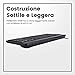 immagine 1Perixx PERIBOARD-409 Mini Tastiera PS2 con Filo, Laccatura Nero Pianoforte, Layout Italiano