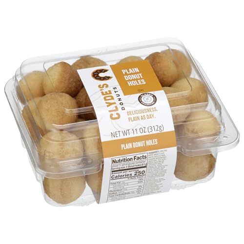 Clyde's Plain Cake Donut Holes, Frozen, 24ct