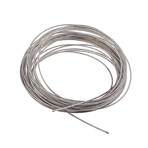 Alipis 10M Wire Rope for Clothes Line Railing Wire for Outdoor Use Multi Functional Hanging for Garden and Patio Projects