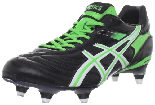 ASICS Men's Lethal Tigreor 5 ST Soccer Shoe,Black/Neon Green/White,9.5 M US