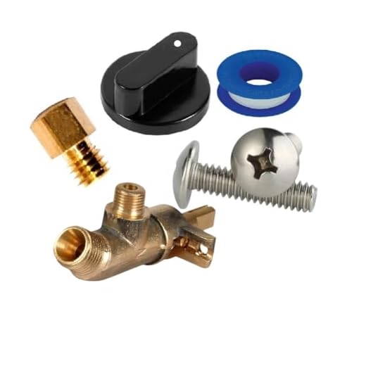 DELTA® Gas Stove Replacement Parts | LPG Brass Valve with Jet for Jumbo Burner of Glass Top Gas Stove Pack of 1 Set