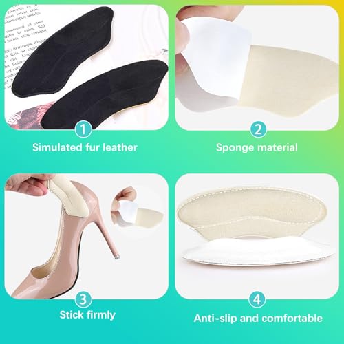 Juego de 8 Protectores de Talón para Zapatos Flojos miniatura 6