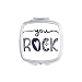 You Rock Cute Quote Handwrite Style Mirror Square Portable Hand Pocket Makeup