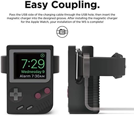 قیمت و خرید elago W5 Stand for Apple Watch Series 4 / Series 3 / Series 2 /  Series 1 / 44mm / 42mm / 40mm / 38mm [دسترسی آسان به دکمه
