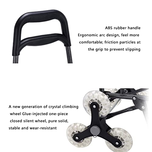 Z-SEAT Treppensteigender Einkaufstrolley Tragbarer, Faltbarer Lebensmitteleinkaufswagen Multifunktionaler Kleiner… – Bild 6