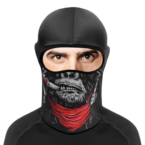 Image of Balaclava Mask 3D Print Full Face Mask Cooling Neck Gaiter Sun Protection Face Cover Mask Windproof Ski Mask