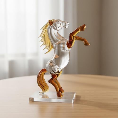 Figurines d'animaux décoratives en verre à collectionner comme cadeau - 4