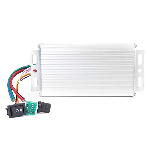 PWM Motor Speed Controller, DC 12-60V 80A PWM DC Motor Speed Controller Reversible Stepless Variable Speed Regulator with Metal Shell