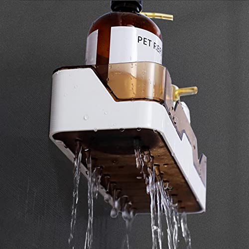 Tablette de salle de bain murale étagère sans percer pour petits espaces