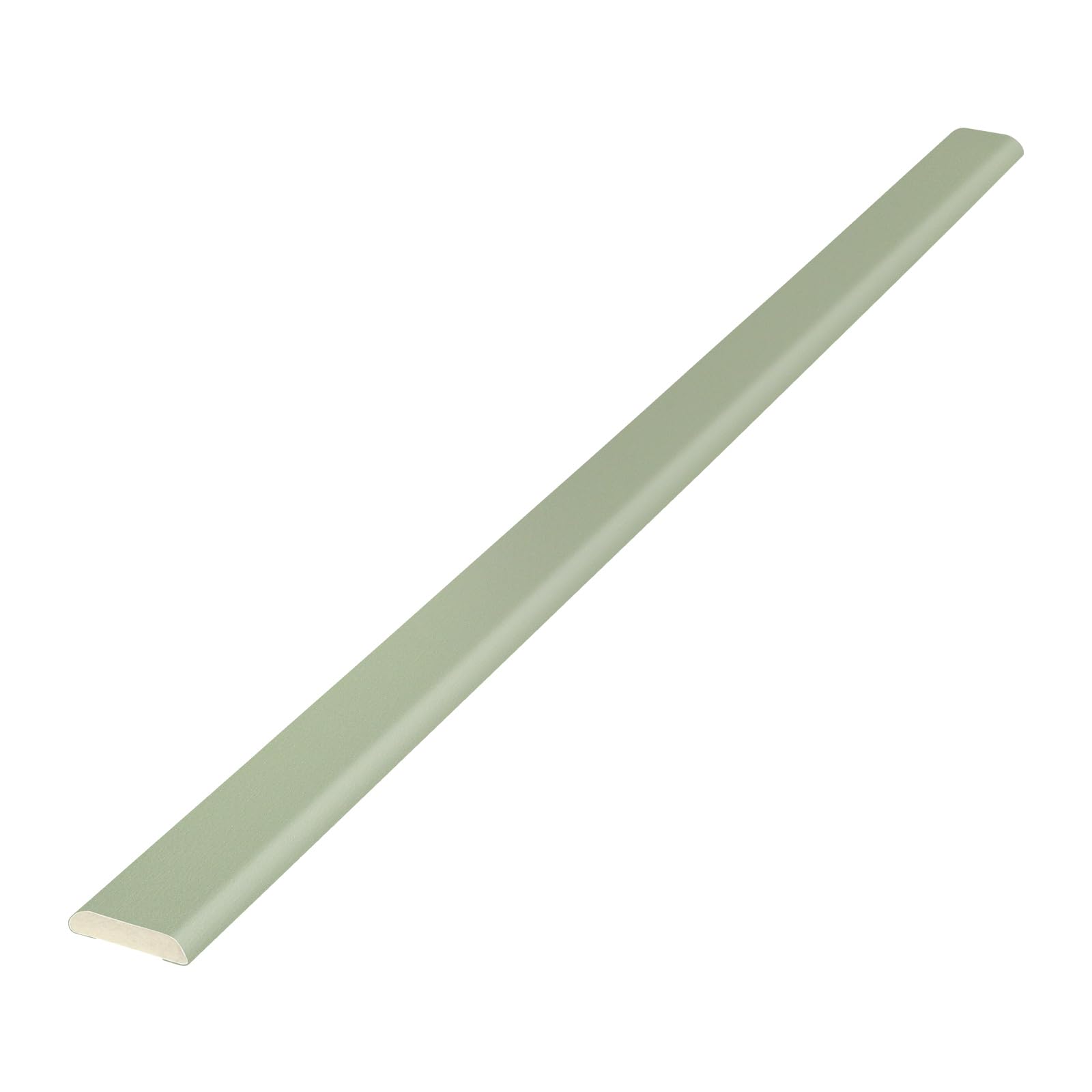 25mm D-Mould Architrave uPVC Plastic Finishing Trim (2.5m) - Chartwell Green