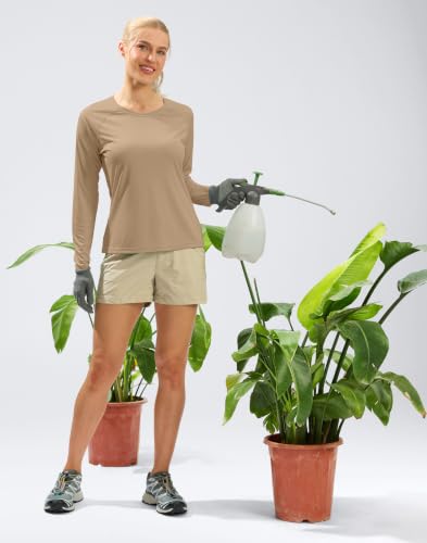 Image of UPF 50+ Sun Shirt for Women Long Sleeve Quick Dry UV Protection Hiking Top
