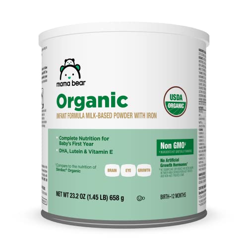 Mama Bear Organic Infant Formula Powder with Iron, Organic, NonGMO