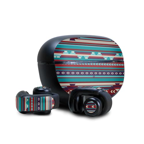 Image of Skin Compatible with Bose Ultra Open Earbuds - Southwest Stripes - Premium 3M Vinyl Protective Wrap Decal Cover - Easy to Apply | Crafted in The USA by MightySkins