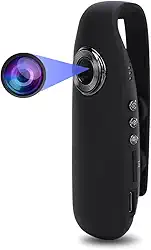 Heayzoki Mini filmadora 1080p Dash Cam Body Camera para motocicleta, gravador de vídeo vestível, para aplicação da lei policial, entrevistas, atividades ao ar livre
