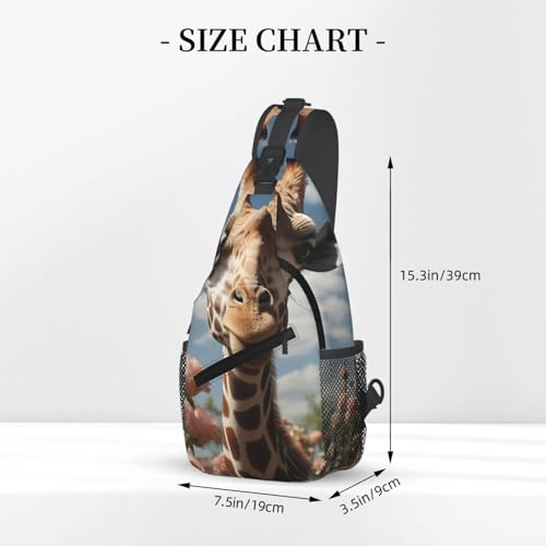 Mochila tipo bandolera negra para senderismo miniatura 3