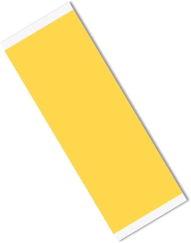 TapeCase KD-1.5" x 3"-100 Amber Polyimide/Silicone Tape with Silicone Adhesive, 6500 Dielectric Strength, 1 mil, 3 yd. Length, 1.5" Width (Pack of 100)