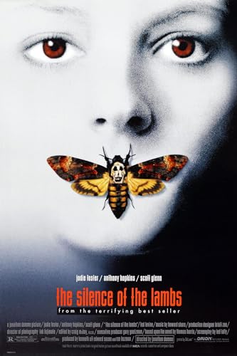 AllPosters Wall Poster THE SILENCE OF THE LAMBS [1991], directed by JONATHAN DEMME., 12x18