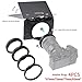 Runshuangyu Mini Lightweight Matte Box Clamp-On Lens Matte Box with Top Flag for DSLR Mirrorless Camera Compatible with 4x4 4x5.65 Filter (Basic Version)
