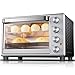 Mini piekarnik elektryczny 32L, z ustawieniem temperatury 60-250 ℃ i 60-minutowym zegarem, piekarnik z podwójnymi szybami 1600W Przydatny