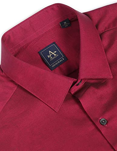 Image of Arrow Men's Cotton Solid Slim Fit Shirts