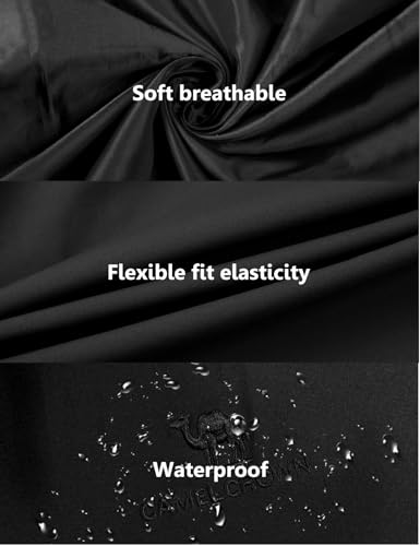 CAMELSPORTS Men Waterproof Softshell Jacket Windbreaker Hooded lightweight Rain Coat for Outdoor Hiking4