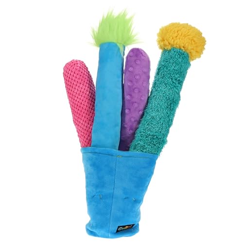 Guru Pet: Fry Guy: Set 5 piezas - Grande - Juguetes de peluche para perros miniatura 3