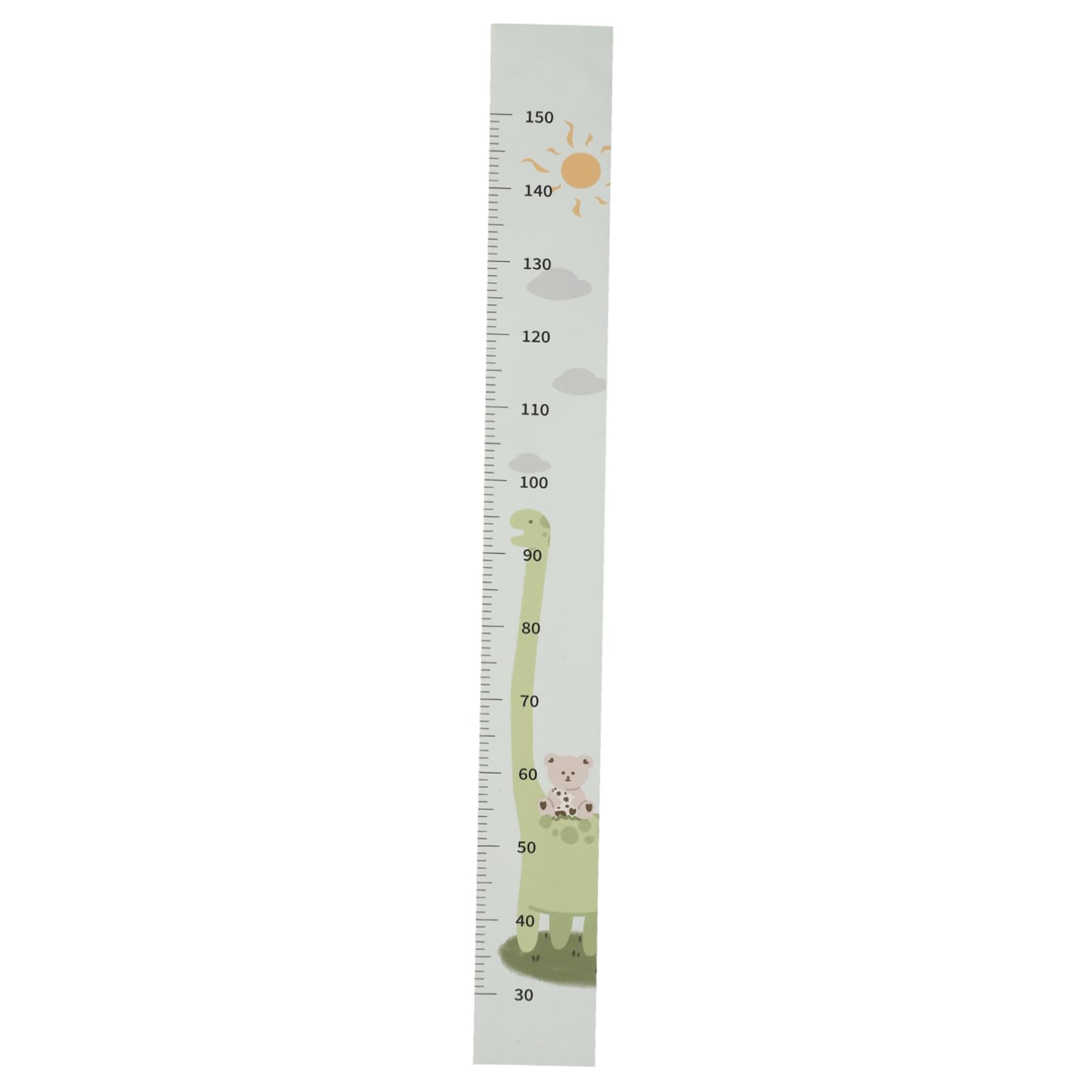 1pièces Giraffe Bear Kids Height Measurement Wall Sticker Adorable Height Chart for Kids Room Décor Fun Growth Tracker for Nursery and Playroom
