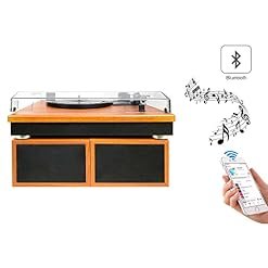 Lauson CL616 Platine Vinyle Bluetooth avec Haut-parleurs Stéréo Externes Tourne-Disque Vinyle Vintage 3 Vitesses Auto… - Les Beatles, Paul McCartney, John Lennon, RIngo Starr, George Harrison Lauson CL616 Platine Vinyle Bluetooth avec Haut-parleurs Stéréo Externes Tourne-Disque Vinyle Vintage 3 Vitesses Auto… – Image 4